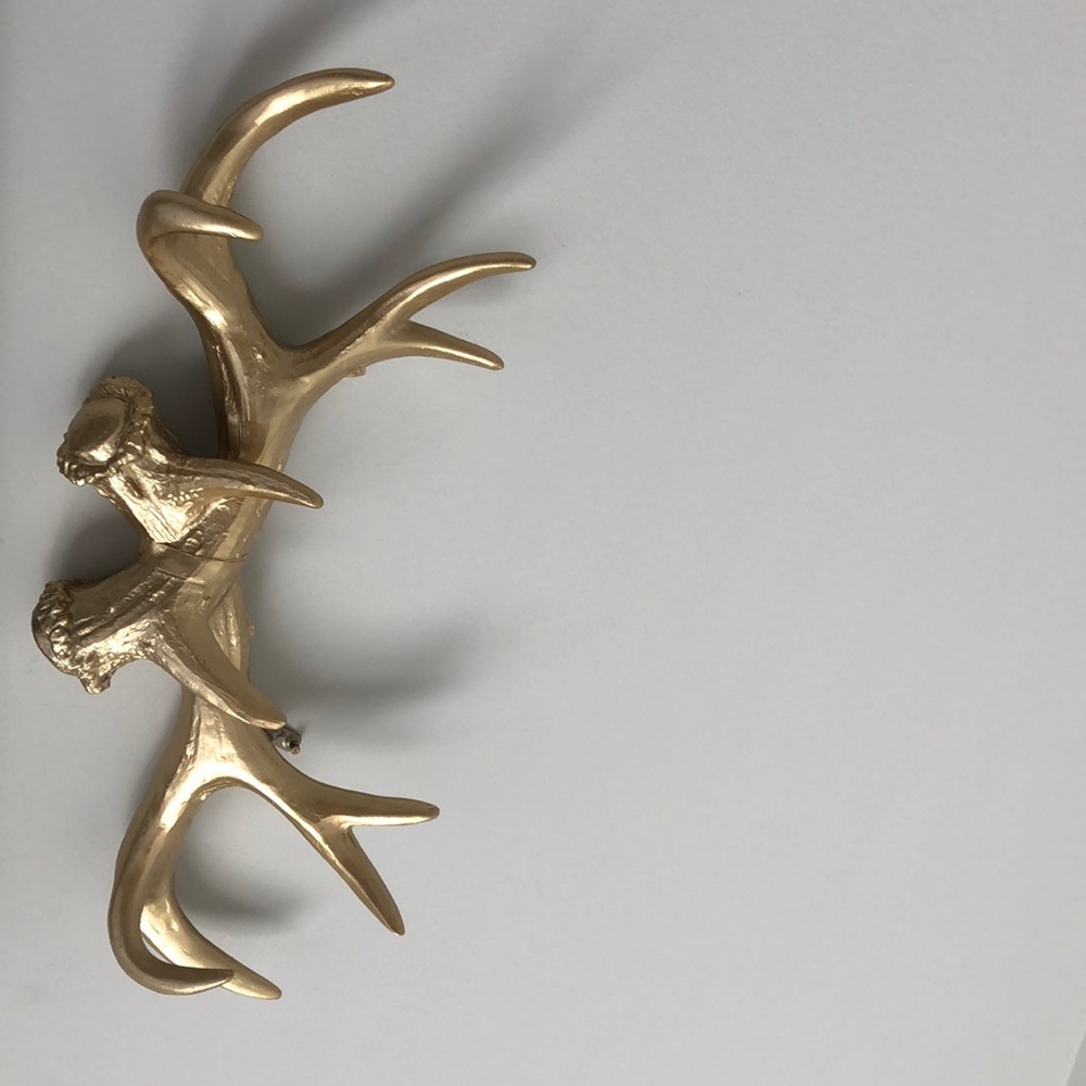 Gold antlers
